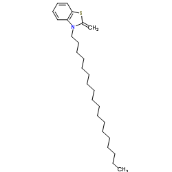 Benzothiazole, 2,3-dihydro-2-methylene-3-octadecyl- (9CI)结构式