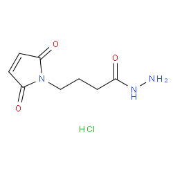 4-(2,5-Dioxo-2,5-dihydro-1H-pyrrol-1-yl)butanehydrazide hydrochloride structure