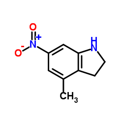 4-Methyl-6-nitroindoline Structure