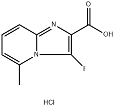 3-fluoro-5-methylimidazo[1,2-a]pyridine-2-carboxylic acid hydrochloride picture