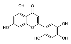 5,7-Dihydroxy-2-(2,4,5-trihydroxyphenyl)-4H-1-benzopyran-4-one结构式