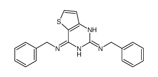 N,N'-Dibenzylthieno[3,2-d]pyrimidine-2,4-diamine Structure