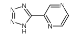 5-(2-pyrazinyl)-1h-tetrazole structure
