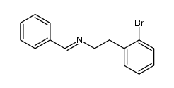 N-benzylidene-2-bromobenzeneethanamine Structure