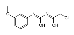 2-chloro-N-[(3-methoxyphenyl)carbamoyl]acetamide结构式