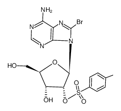8-bromo-2'-O-tosyladenosine结构式