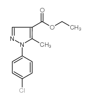 ethyl 1-(4-chlorophenyl)-5-methyl-1h-pyrazole-4-carboxylate structure