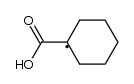 cyclohexane carboxylic acid radical Structure