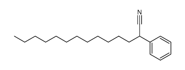 2-phenyltetradecanenitrile Structure