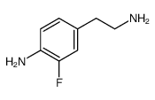 Benzeneethanamine, 4-amino-3-fluoro- (9CI) structure