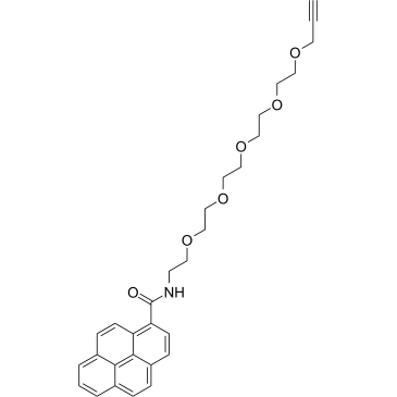 Pyrene-PEG5-propargyl图片