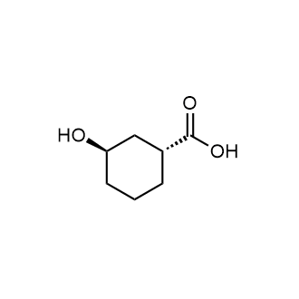 (1R,3R)-3-羟基环己烷羧酸结构式