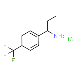 1-(4-(Trifluoromethyl)phenyl)propan-1-amine hydrochloride Structure