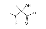 2-(difluoromethyl)-2-hydroxypropionic acid结构式