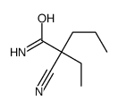 Pentanamide,2-cyano-2-ethyl- structure