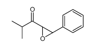 2-methyl-1-[(2S,3R)-3-phenyloxiran-2-yl]propan-1-one结构式