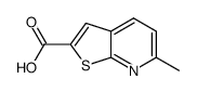6-methylthieno[2,3-b]pyridine-2-carboxylic acid结构式