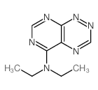 Pyrimido[5,4-e]-1,2,4-triazin-5-amine,N,N-diethyl-结构式