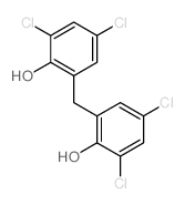 Phenol,2,2'-methylenebis[4,6-dichloro- structure