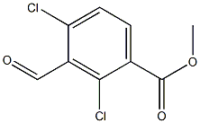 methyl 2,4-dichloro-3-formyl benzoate Structure