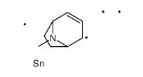 trimethyl-(8-methyl-8-azabicyclo[3.2.1]oct-2-en-4-yl)stannane结构式