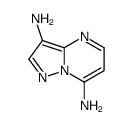 Pyrazolo[1,5-a]pyrimidine-3,7-diamine (9CI)结构式