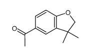 1-(2,3-dihydro-3,3-dimethyl-5-benzofuranyl)ethanone Structure