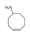 4-Cycloocten-1-amine(9CI)结构式