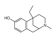 2,6-Methano-3-benzazocin-8-ol, 1,2,3,4,5,6-hexahydro-6-ethyl-3-methyl- , (+-)- structure