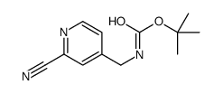 4-[(tert-butoxycarbonylamino)methyl]-2-cyanopyridine picture