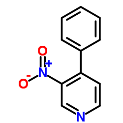 3-Nitro-4-phenylpyridine Structure