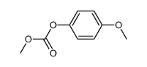 Carbonic acid methyl(4-methoxyphenyl) ester Structure