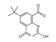 N-(4-tert-butyl-2,6-dinitrophenyl)acetamide结构式