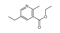 ethyl 5-ethyl-2-methylpyridine-3-carboxylate结构式