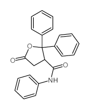 3-Furancarboxamide,tetrahydro-5-oxo-N,2,2-triphenyl-结构式