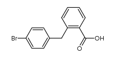 2-(4'-bromobenzyl)benzoic acid结构式