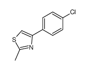 4-(4-Chloro-phenyl)-2-methyl-thiazole Structure