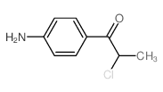 1-(4-aminophenyl)-2-chloropropan-1-one Structure