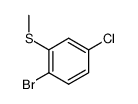 (2-bromo-5-chlorophenyl)(methyl)sulfane Structure