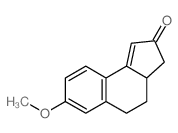 7-methoxy-3,3a,4,5-tetrahydrocyclopenta[a]naphthalen-2-one Structure