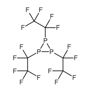 1,2,3-tris(1,1,2,2,2-pentafluoroethyl)triphosphirane Structure