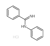 Benzenecarboximidamide,N-phenyl-, monohydrochloride (9CI) Structure