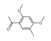 1-(5-iodo-2,4-dimethoxyphenyl)ethan-1-one结构式