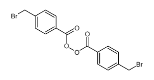 [4-(bromomethyl)benzoyl] 4-(bromomethyl)benzenecarboperoxoate Structure