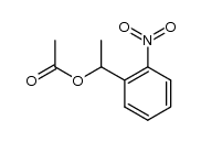 acetic acid 1-(2-nitro-phenyl)-ethyl ester Structure