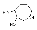 1H-Azepin-3-ol,4-aminohexahydro-,(3R,4R)-rel-(9CI) picture