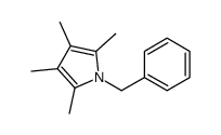 1-benzyl-2,3,4,5-tetramethylpyrrole结构式