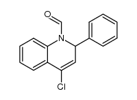 4-chloro-2-phenyl-N-formyl-1,2-dihydroquinoline Structure