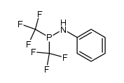 anilino-bis-trifluoromethyl-phosphine结构式