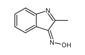 2-methyl-3-oximino-3H-indole结构式